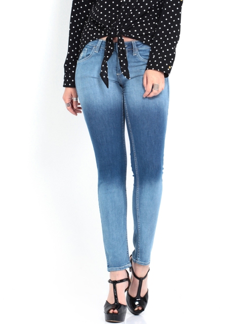 

Flying Machine Women Blue Twiggy Super Skinny Fit Stretchable Jeans