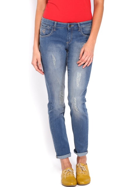

Flying Machine Women Light Blue Veronica Skinny Fit Jeans
