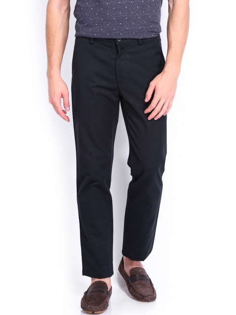 

Arrow Sport Men Navy Slim Fit Chino Trousers, Navy blue