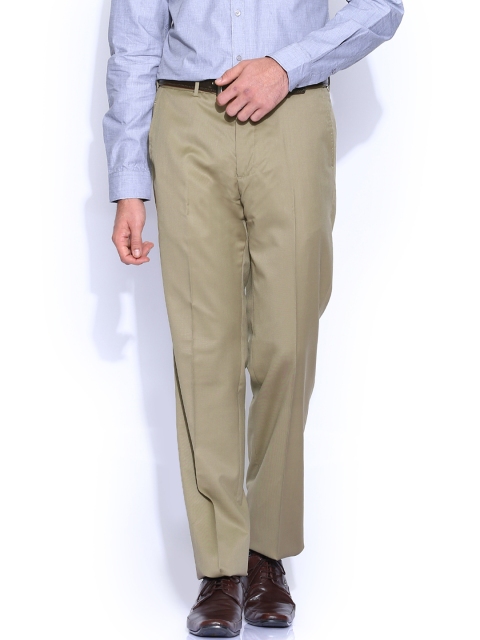 

Arrow Khaki Smart Fit Woollen Formal Trousers