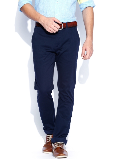 

Arrow Sport Navy Blue Chrysler Fit Trousers