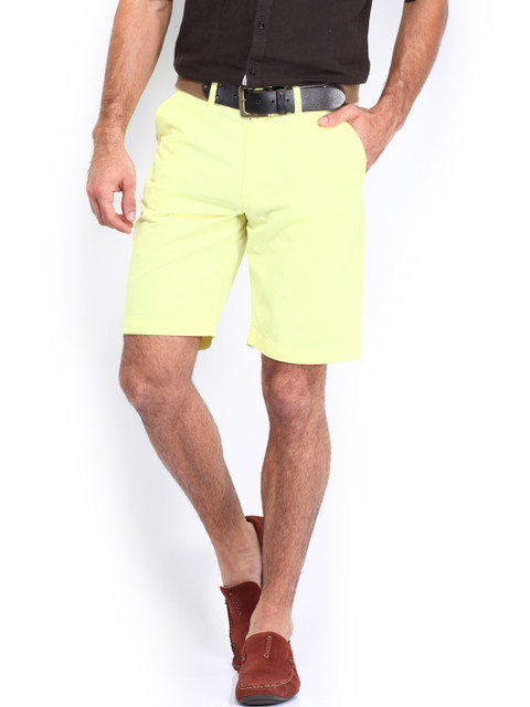 

Arrow Sport Men Yellow Sport Regular Fit Shorts