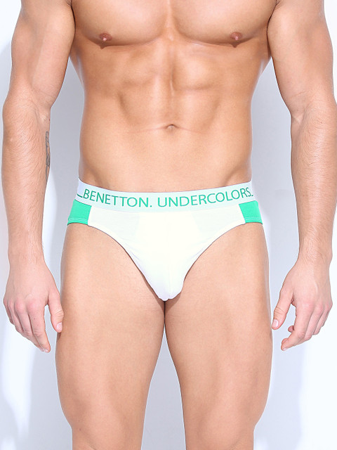 

Undercolors of Benetton Men White Briefs 14P3680V205DI