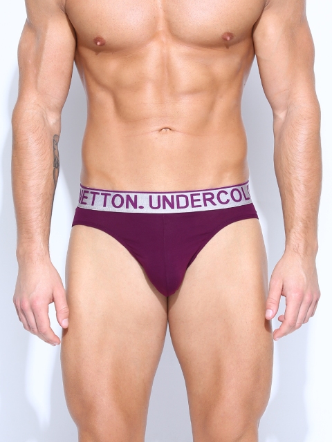 

Undercolors of Benetton Men Purple Briefs 14P3680VP10DI