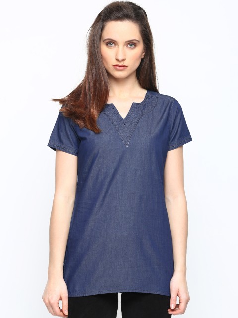 

Xpose Blue Denim Top