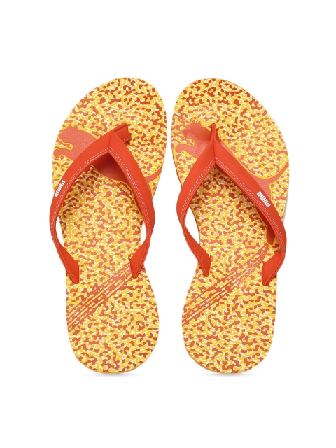 Puma Women Orange Coral XC 2 DP Flip-Flops available at myntra for Rs.419