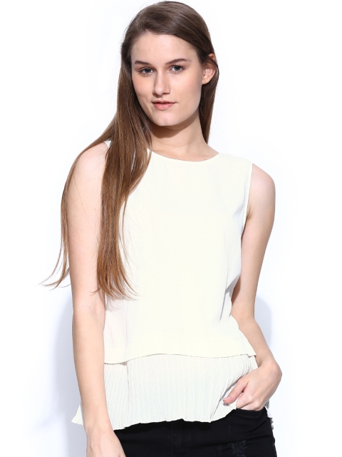 

Vero Moda Women Off-White Top