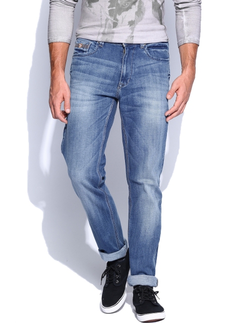 

U.S. Polo Assn. Denim Co. Men Blue Delta Slim Tapered Fit Stretchable Jeans