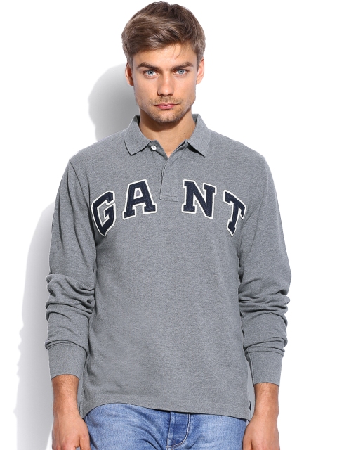 

GANT Men Grey Polo T-shirt