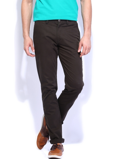 

IZOD Men Coffee Brown Slim Fit Trouser