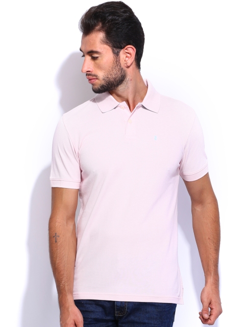 

IZOD Men Pink Polo T-shirt