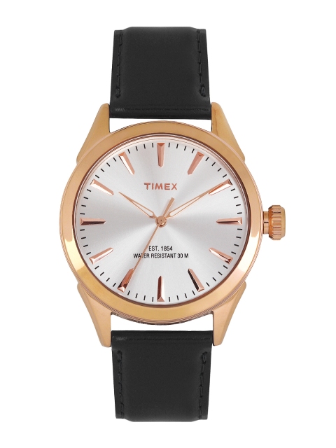 

Timex Men Silver-Toned Dial Watch TW000Y900