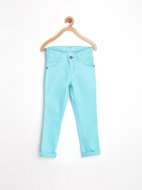 

Gini and Jony Girls Turquoise Blue Trousers