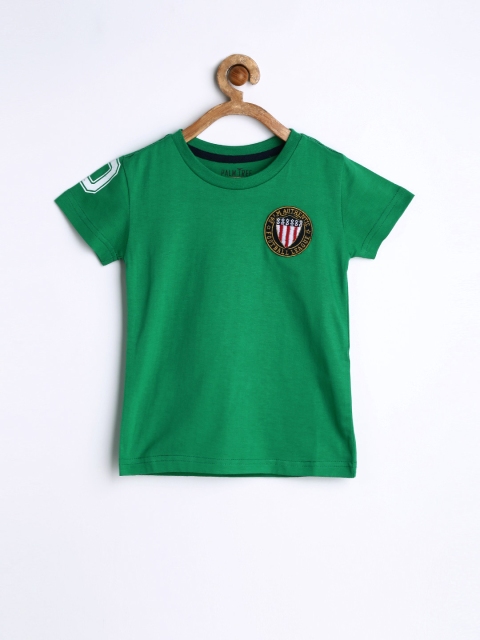 

Gini and Jony by Gini and Jony Boys Green T-shirt