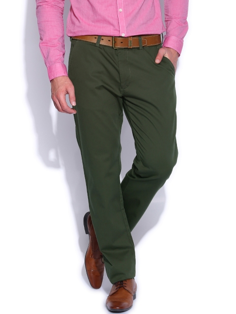 

Van Heusen Sport Olive Green Slim Fit Trousers