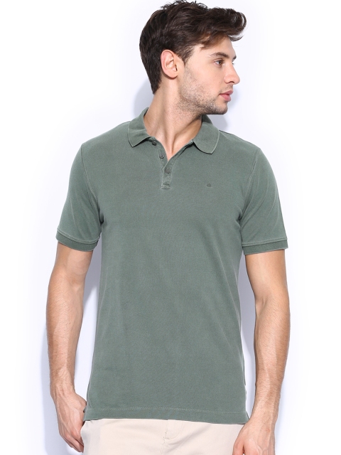 

Calvin Klein Jeans Men Camouflage Green Pique Polo T-shirt