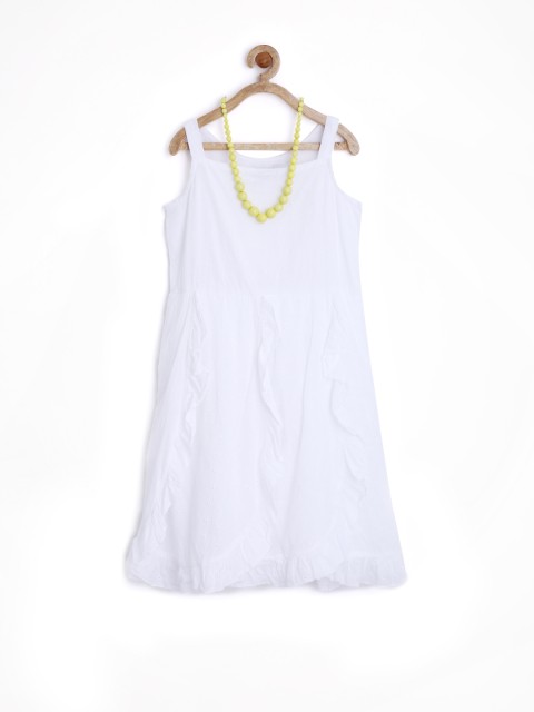 

Gini and Jony Girls White A-Line Dress