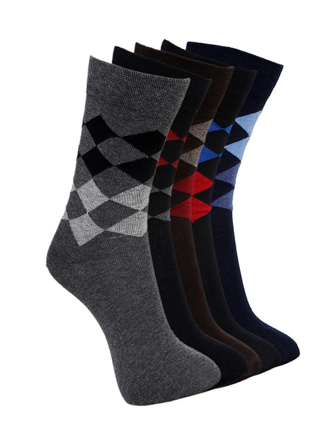 

VINENZIA Men Pack of 5 Socks, Multi