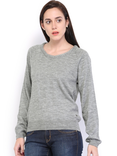 

U.S. Polo Assn. Women Grey Woollen Sweater