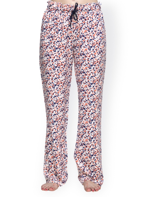 

Oxolloxo Women White & Red Printed Lounge Pants SM0012NW0002