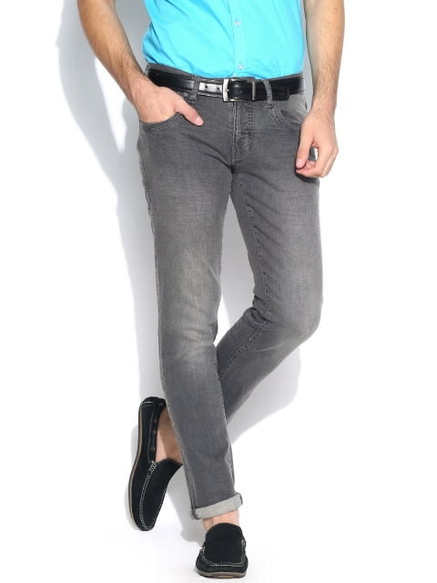 

Flying Machine Men Grey Michael Slim Tapered Fit Stretchable Jeans