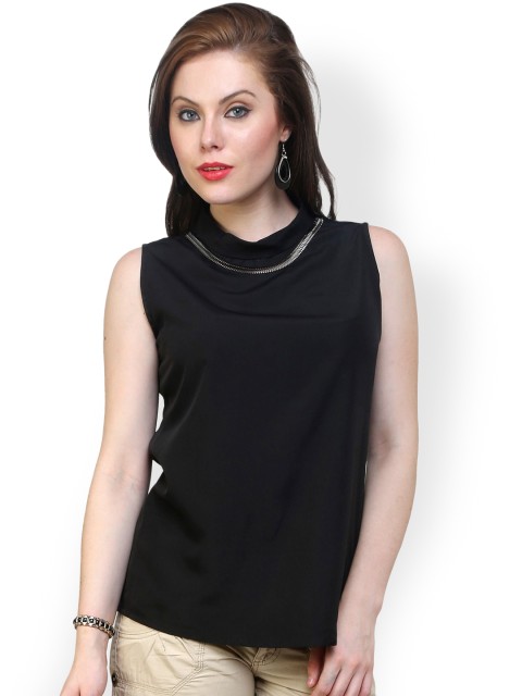 

Pannkh Women Black Top