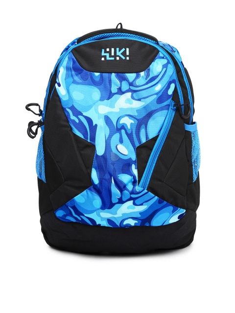 

Wiki by Wildcraft Unisex Blue & Black Wiki Chrysio Printed Backpack