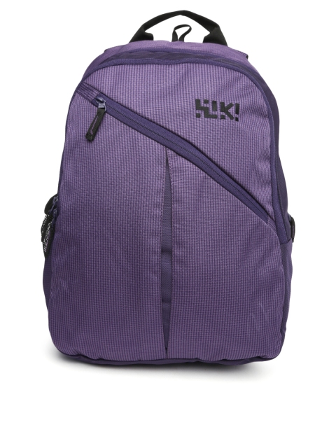 

Wiki by Wildcraft Unisex Purple & Black Stoppie Backpack