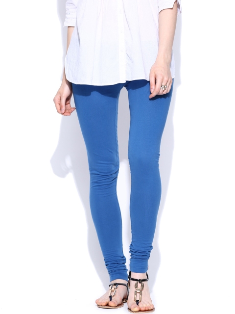 

W Women Blue Churidar Leggings