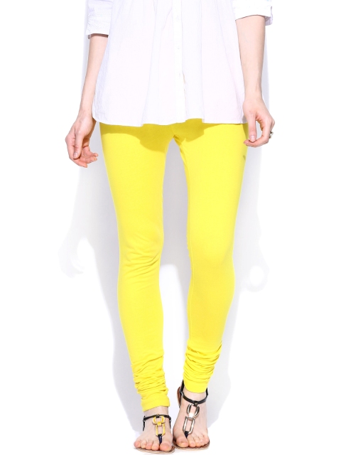 

W Women Yellow Churidar Leggings