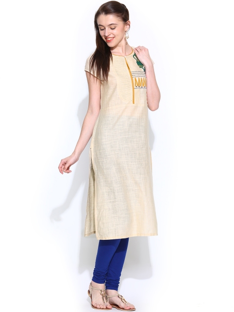 

W Women Beige Kurta