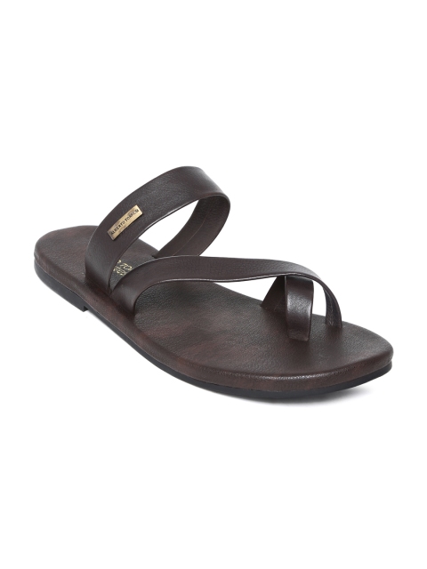 

Alberto Torresi Men Brown Leather Sandals
