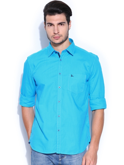 

Parx Men Blue Casual Shirt
