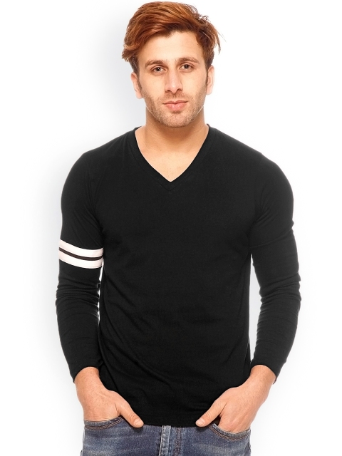 

GRITSTONES Men Black T-shirt