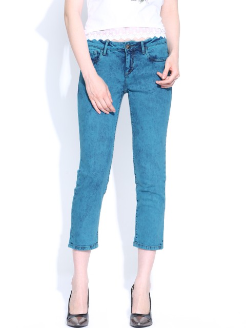 

Ed Hardy Women Blue Capris