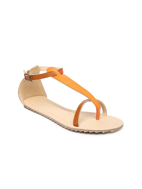 

Allen Solly Woman Brown & Orange Flats