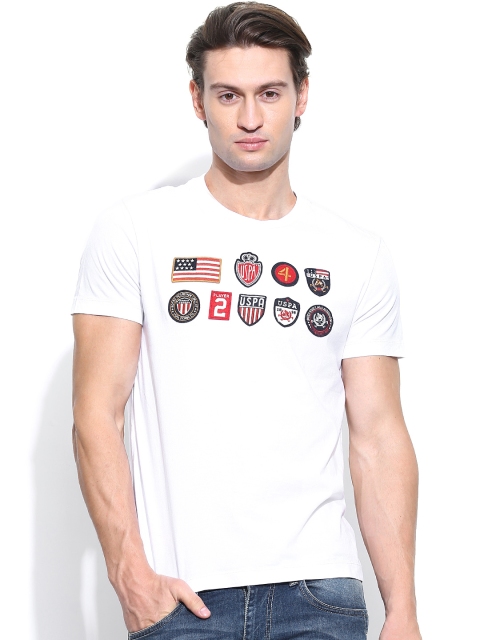 

U.S. Polo Assn. Denim Co. Men White T-shirt
