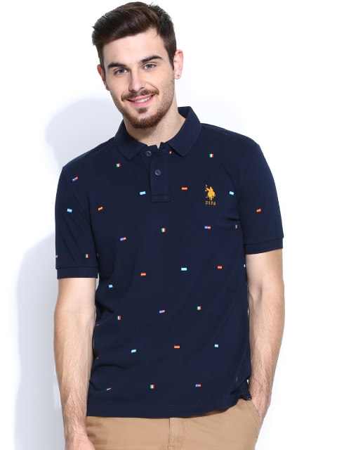 

U.S. Polo Assn. Men Navy Polo T-shirt, Navy blue