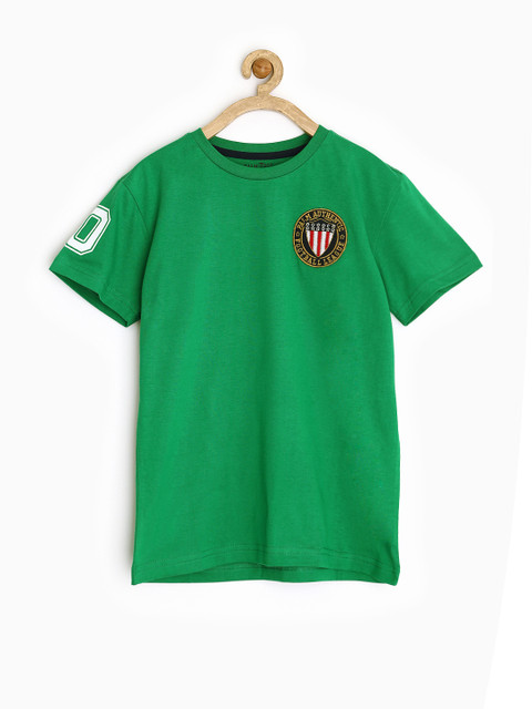 

Gini and Jony by Gini & Jony Boys Green T-shirt