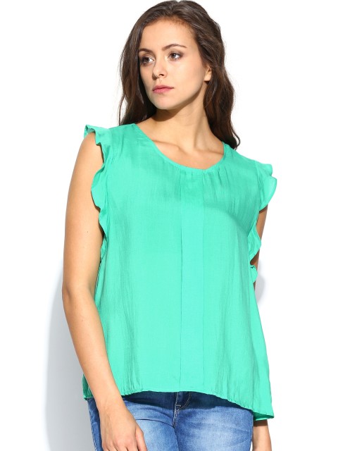 

Lee Women Green Cyndy Slim Fit Top