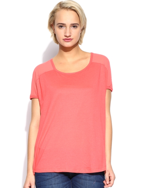 Lee Women Pink Paula Slim Fit Top