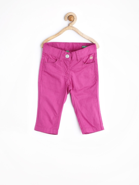 

United Colors of Benetton Girls Magenta Regular Fit Trousers