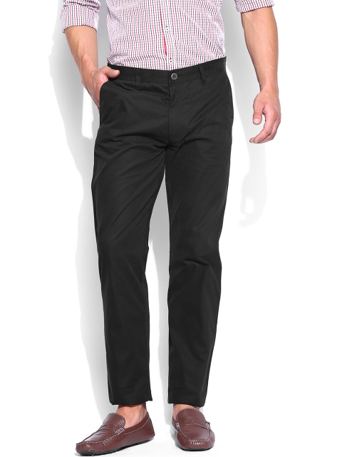

Van Heusen Sport Men Black Slim Fit Trousers