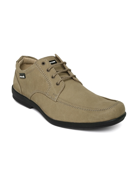 

Red Chief Men Brown Leather Semiformal Shoes