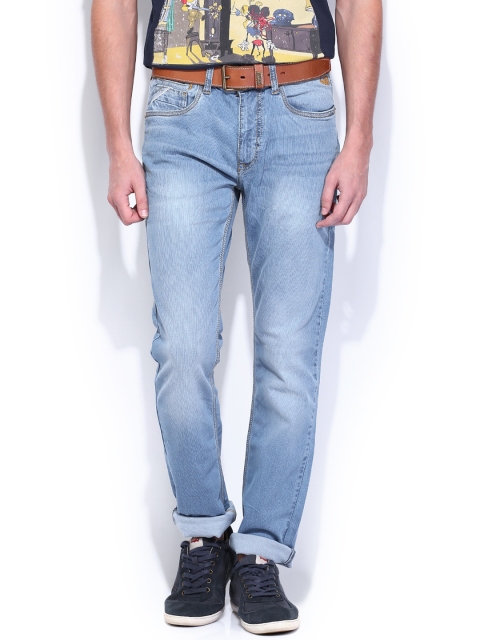 

Flying Machine Men Blue Michael Slim Tapered Fit Jeans