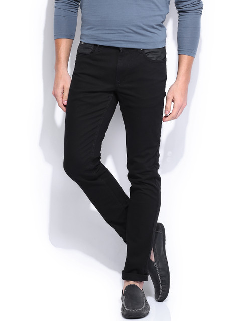 

Flying Machine Men Black Jackson Slim Fit Jeans