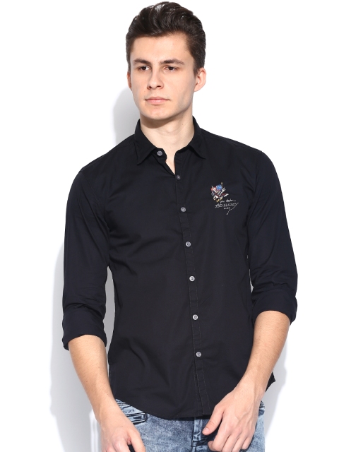 

Ed Hardy Black Slim Casual Shirt