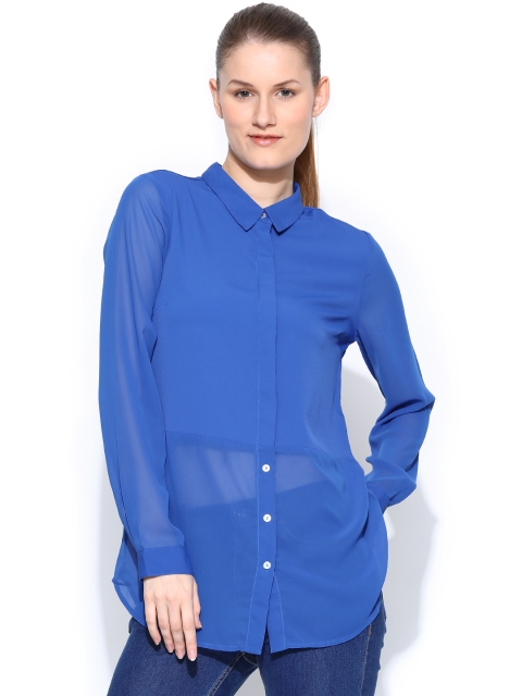 

Vero Moda Women Blue Shirt