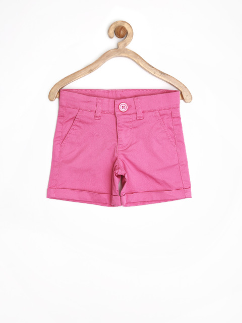 

United Colors of Benetton Girls Pink Shorts
