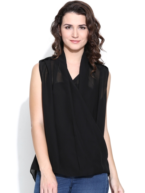 

United Colors of Benetton Women Black Top